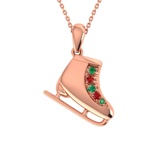 Photo of Winter 1/10 CT. T.W. Pendant 10K Rose Gold [CP974R]