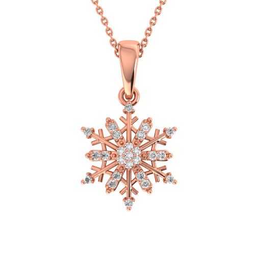 Photo of Iclyn 1/10 Carat T.W. Pendant 14K Rose Gold [CP980R]