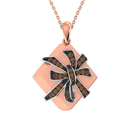 Photo of Presents 1/3 Carat T.W. Pendant 10K Rose Gold [CP981R]