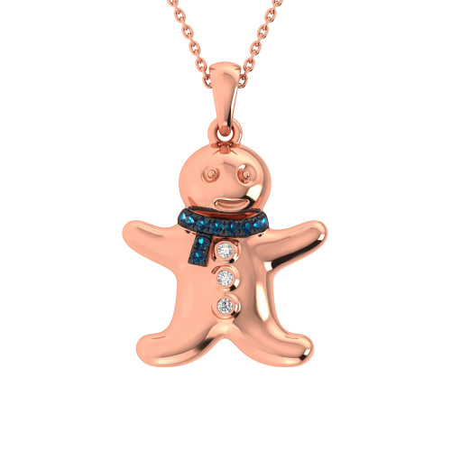 Photo of Gingy 1/10 Carat T.W. Pendant 14K Rose Gold [CP990R]