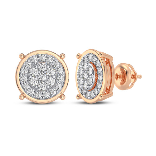 Photo of Amara 1/2 CT. T.W. Diamond Earring 14K Rose Gold [CE1208R]