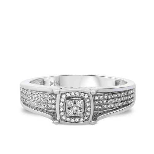 Photo of Casey 1/6 cttw Fancy Cut Engagement Ring 14K White Gold [BT429WE-C000]