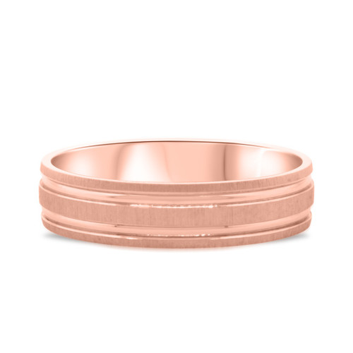 Photo of Caleb Mens Band 14K Rose Gold [BT5305RM]