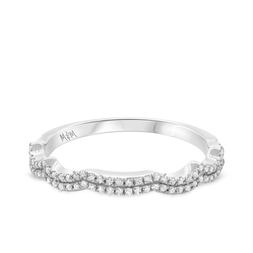 Photo of Ellen 1/3 cttw Ladies Band 10K White Gold [BT478WL]