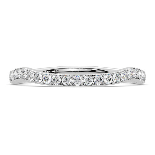 Photo of Sheba 1/2 ct tw. Lab Grown Diamond Ladies Band 14K White Gold [BT5885WL]