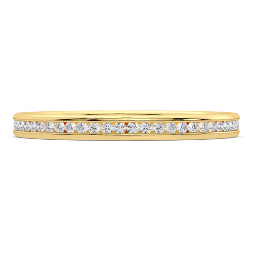 Photo of Jacinta 1/3 ct tw. Lab Grown Ladies Wedding Band 14K Yellow Gold [BT5895YL]