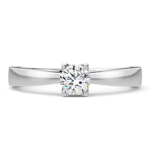 Photo of Ofu 3/4 ct tw. Lab Grown Round Solitaire Engagement Ring 14K White Gold [BT5872WE-L070]