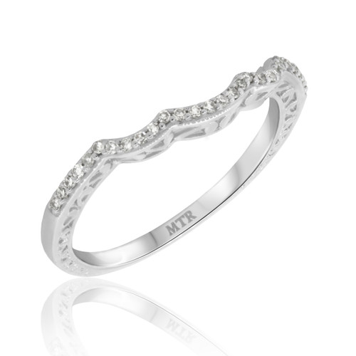 Photo of Andromeda 1/8 ct tw. Ladies Band 14K White Gold [BT862WL]