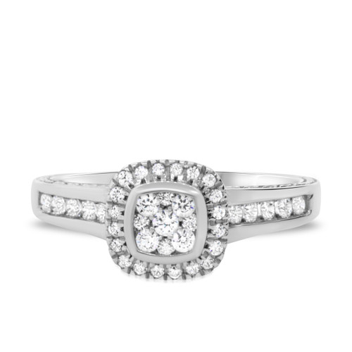 Photo of Daniel 5/8 ct tw. Fancy Diamond Engagement Ring 14K White Gold [BT855WE-C000]