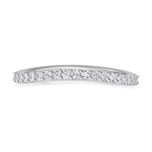 Photo of Jemma 1/4 ct tw. Lab Grown Ladies Wedding Band 10K White Gold [BT1423WL]