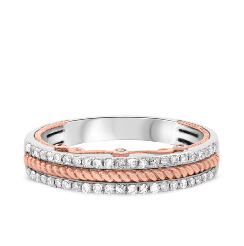 Photo of Rook 3/8 ct tw. Lab Grown Diamonds Mens Band 14K White Gold [BT1435WM]