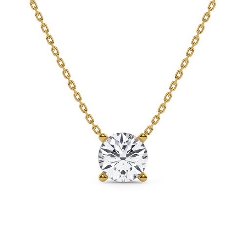 Photo of Dune 2 1/2 CT. T.W. Lab Grown Diamond Solitaire Pendant 10K Yellow Gold [SP1892Y-L245]