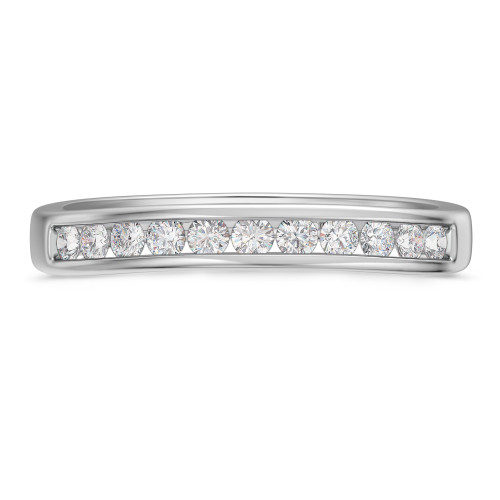Photo of Clari 1/3 ct tw. Lab Grown Diamond Ladies Band 14K White Gold [BT1658WL]