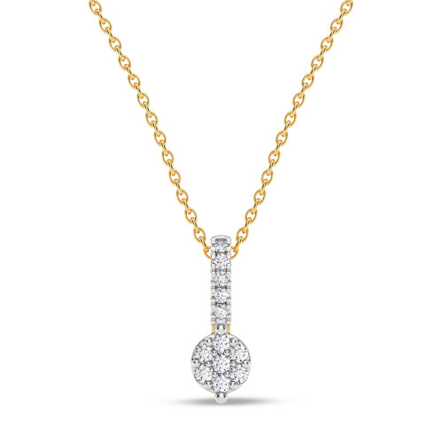 Photo of Berk 1/20 CT. T.W. Lab Grown Diamond Pendant 10K Yellow Gold [CP1896Y]