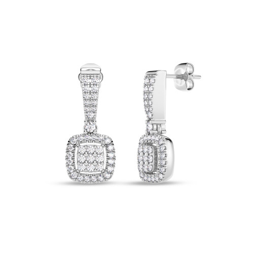 Photo of Agatha 3/8 CT. T.W. Lab Grown Diamond Earring 14K White Gold [CE1900W]