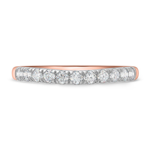 Photo of Elsy 1/3 ct tw. Lab Grown Diamond Ladies Band 10K Rose Gold [BT1661RL]