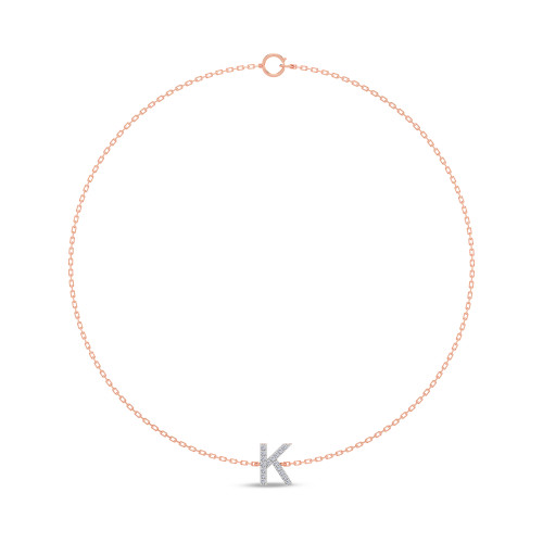 Photo of Lisa "K" 1/10 CT. T.W. Lab Grown Diamond Bracelet 10K Rose Gold [BC1948R]