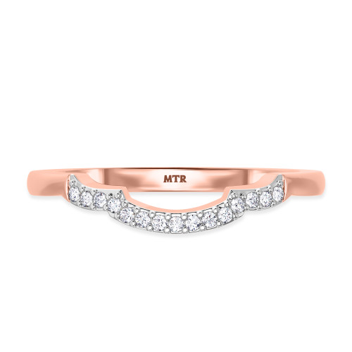 Photo of Kalina 1/15 CT. T.W. Diamond Ladies Wedding Band  14K Rose Gold [BT2066RL]