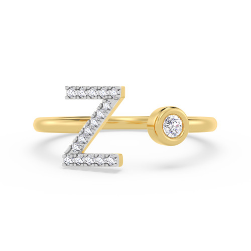 Photo of Lisa"Z" 1/8 ct tw. Fashion Ring 10K Yellow Gold [FR1963Y]