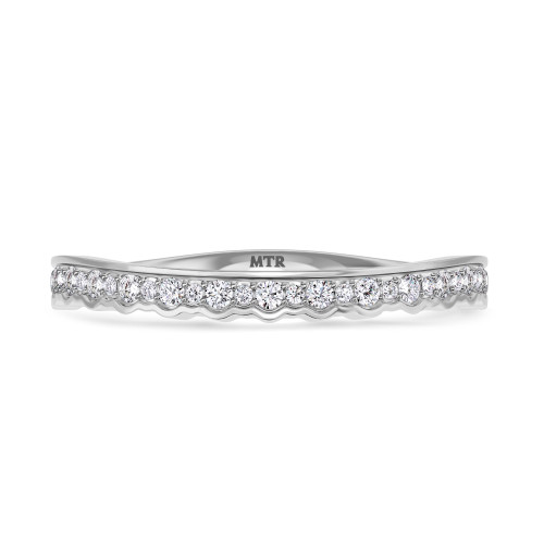 Photo of Hailee 1/3 ct tw. Lab Grown Diamond Ladies Band 14K White Gold [BT1424WL]