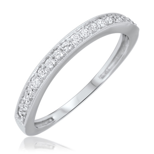 Photo of Cobie 3/8 ct tw. Ladies Band 10K White Gold [BT559WL]