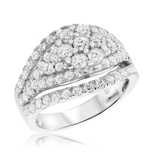 Photo of Aimee 2 ct tw. Fancy Diamond Engagement Ring 10K White Gold [BT402WE-C000]