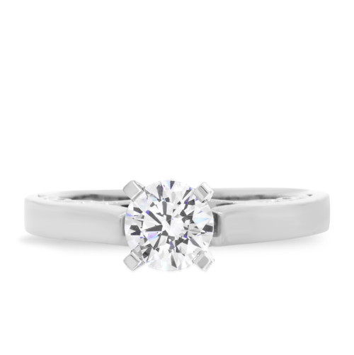 Photo of Aitamah 1/2 ct tw. Round Solitaire Diamond Engagement Ring 10K White Gold [BT709WE-R045]