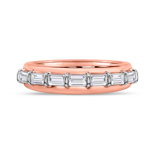 Photo of Canna 3/4 ct tw. Lab Grown Diamonds Mens Band 14K Rose Gold [BT2114RM]