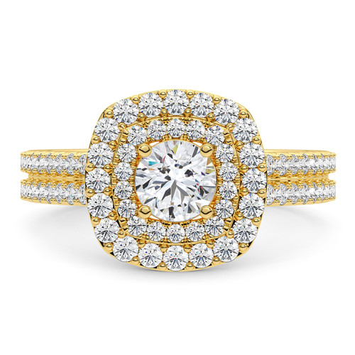 Photo of Gitta 2 1/10 ct tw. Round Solitaire Engagement Ring 14K Yellow Gold [BT5011YE-R095]