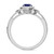 Photo of Bellerose 1 1/2 CT. T.W. Sapphire and Diamond Trio Matching Wedding Ring Set 14K White Gold [BT1001WE-C000]