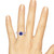 Photo of Kassia 1 1/4 CT. T.W. Sapphire and Diamond Trio Matching Wedding Ring Set 14K Rose Gold [BT1002RE-C000]