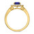 Photo of Kassia 1 1/4 Carat T.W. Sapphire and Diamond Trio Matching Wedding Ring Set 10K Yellow Gold [BT1002YE-C000]