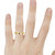 Photo of Kassia 1 1/4 Carat T.W. Sapphire and Diamond Trio Matching Wedding Ring Set 10K Yellow Gold [BT1002YM]