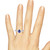 Photo of Lita 1 1/4 CT. T.W. Sapphire and Diamond Trio Matching Wedding Ring Set 10K White Gold [BT1003WE-C000]