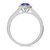 Photo of Lita 1 1/5 Carat T.W. Sapphire and Diamond Matching Bridal Ring Set 10K White Gold [BT1003WE-C000]