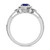 Photo of Bellerose 1 1/3 CT. T.W. Sapphire and diamond Engagement Ring 10K White Gold [BT1001WE-C000]