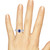 Photo of Bellerose 1 1/3 Carat T.W. Sapphire and diamond Engagement Ring 14K White Gold [BT1001WE-C000]