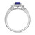 Photo of Kassia 1 Carat T.W. Sapphire and diamond Engagement Ring 10K White Gold [BT1002WE-C000]