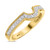 Photo of Salima 1/2 ct tw. Diamond His and Hers Matching Wedding Band Set 10K Yellow Gold [BT215YL]