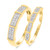 Photo of Xiamara 1/3 ct tw. Diamond His and Hers Matching Wedding Band Set 10K Yellow Gold [WB219Y]