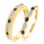 Photo of Farida 1/6 ct tw. Diamond His and Hers Matching Wedding Band Set 10K Yellow Gold [WB222Y]