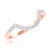 Photo of Nea 3/8 ct tw. Diamond His and Hers Matching Wedding Band Set 14K Rose Gold [BT231RL]