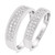 Photo of Jay 1/2 ct tw. Diamond His and Hers Matching Wedding Band Set 10K White Gold [WB250W]