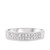 Photo of Jay 1/2 ct tw. Diamond His and Hers Matching Wedding Band Set 10K White Gold [BT250WL]