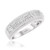 Photo of Amira 1/4 ct tw. Mens Diamond Wedding Band 14K White Gold [BT211WM]