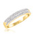 Photo of Amir 1 ct tw. Diamond His and Hers Matching Wedding Band Set 10K Yellow Gold [BT251YL]