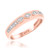 Photo of Khadija 1/4 ct tw. Mens Diamond Wedding Band 14K Rose Gold [BT213RM]