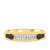 Photo of Bee 1/8 ct tw. Mens Diamond Wedding Band 14K Yellow Gold [BT221YM]