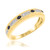 Photo of Farida 1/1Mens Diamond Wedding Band 14K Yellow Gold [BT222YM]