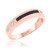 Photo of Aziza 1/5 ct tw. Mens Band 14K Rose Gold [BT223RM]